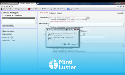 How to change Shortcuts in Chrome