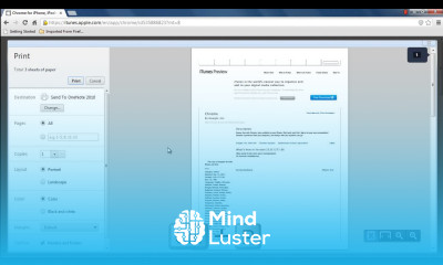 How to Print in Chrome