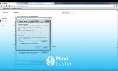 How to setup proxy in Chrome