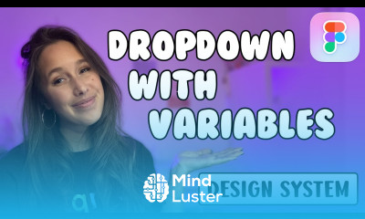 Figma Dropdown using Variables Figma design system drop down Figma 2024