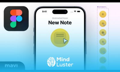 ANIMATED ICON New Note in Figma  Silent Tutorial