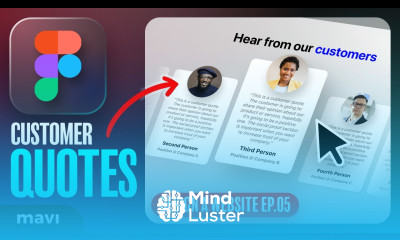 WEB DESIGN IN FIGMA ep 05 Swipeable Quotes Social Proof Section Free UX UI Course