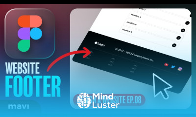 WEB DESIGN IN FIGMA ep 08 The Footer Section – Free UX UI Course