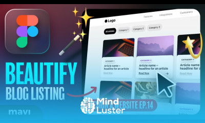 WEB DESIGN IN FIGMA ep 14 Beautifying The Blog Page – Free UX UI Course