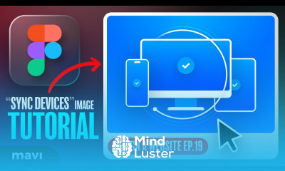 WEB DESIGN IN FIGMA ep 19 “SYNC DEVICES” Feature Illustration – Free UX UI Course
