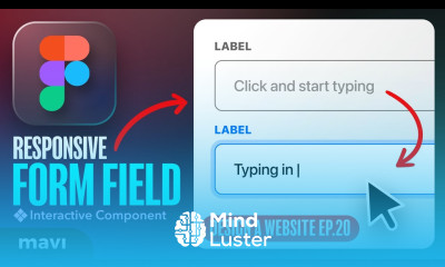 WEB DESIGN IN FIGMA ep 20 FORM FIELD Component Simple and Interactive – Free UX UI Course