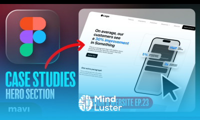 WEB DESIGN IN FIGMA ep 23 Case Studies Hero Section – Free UX UI Course