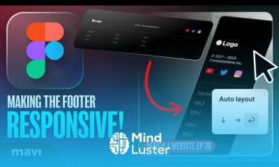 WEB DESIGN IN FIGMA ep 30 Making The Footer RESPONSIVE – Free UX UI Course