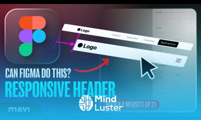 Can You Make a RESPONSIVE HEADER in Figma – Design a Website ep 31 – free ux ui course
