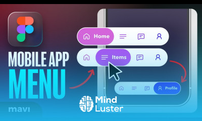 Create an Interactive App Navigation Menu in Figma