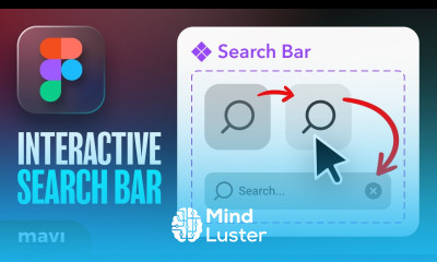 Create an Interactive SEARCH BAR in Figma