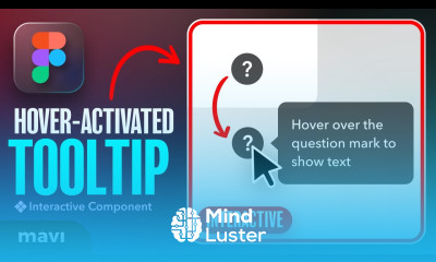 How To Create a TOOLTIP Hover to Show Text Component in Figma Tutorial