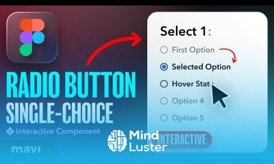 Create a SINGLE CHOICE RADIO Interactive Component in Figma Tutorial