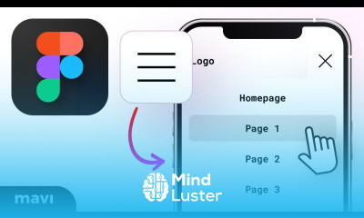Create a Functional HAMBURGER MENU NAVIGATION in Figma Tutorial
