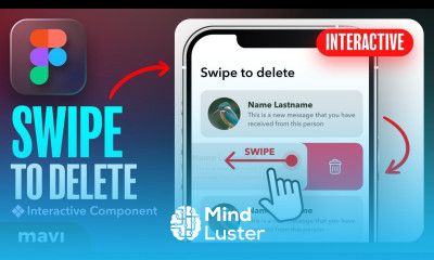 Set Up a SWIPE TO DELETE Interaction in Figma Prototyping Tutorial