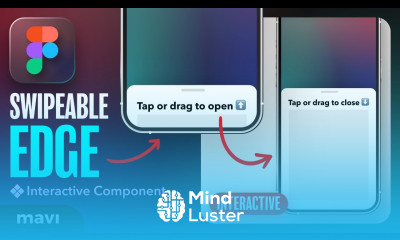 SWIPEABLE EDGE DRAWER in Figma – Tutorial