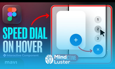 Create a SPEED DIAL MENU in Figma Tutorial