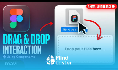 Creating an Animated “Drop Your Files Here” Interaction in Figma – Prototyping Tutorial