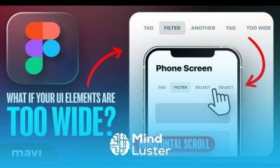 How to Fit Large UI Elements on a Mobile Screen Horizontal Scrolling Explained