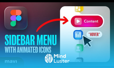 Figma Tutorial Create a Sidebar Menu with ANIMATED Glassmorphic Icons