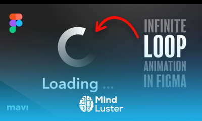 How To Create an INFINITE LOADING Repeat Animation in Figma Loading Wheel