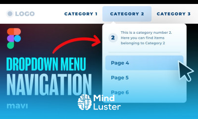 How To Create a Functional DROPDOWN MENU Prototype in Figma Tutorial