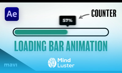 Animated Loading Bar With a Moving Percentage Counter in After Effects Full Process