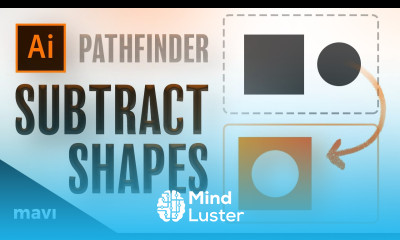 How To SUBTRACT Cut Out Shapes In Adobe Illustrator Super Quick Tutorials 8