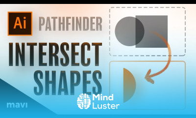 How To INTERSECT SHAPES In Adobe Illustrator Super Quick Tutorial 9