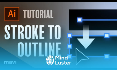 Convert STROKE TO OUTLINE Shape In Adobe Illustrator Super Quick Tutorials 10