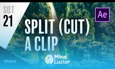 How To SPLIT Cut A Clip in After Effects Super Quick Tutorial 21