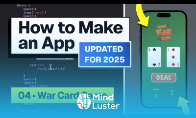 Build a War Card Game App Xcode 16 Updated