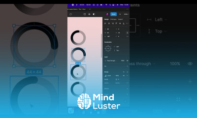Animated loader button in Figma