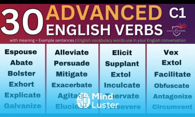 Mastering 30 Advanced C1 verbs to level up your vocabulary