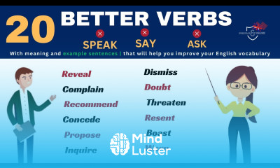 Avoid these verbs in English speaking Learn 20 Better verbs to boost your English vocabulary