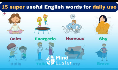 15 super useful daily use English vocabulary daily use English words with Example sentences