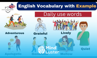learn daily new words vocabulary Daily use English words English vocabulary with Example