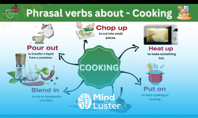 Mastering English vocabulary phrasal verbs about COOKING phrasal verbs with sentence