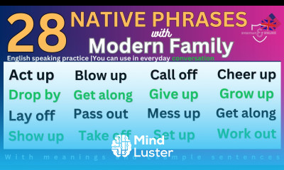 28 Everyday Native English phrases with modern Family used in everyday English conversation