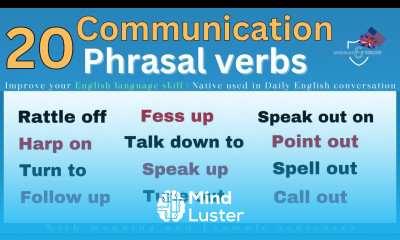 Mastering Everyday Communication 20 Must Know Phrasal Verbs for Native Level Conversations