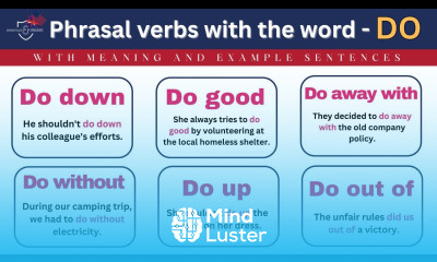Mastering Daily English Key Phrasal Verbs with DO for Fluent Conversations