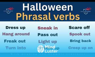 English phrasal verbs Learn Halloween Phrasal Verbs with Meaningful Examples
