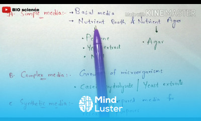 Cultivation of bacteria and culture media Nutrient media Bio science