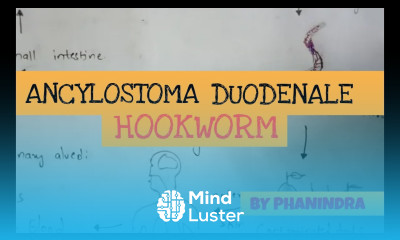 ANCYLOSTOMA DUODENALE HOOK WORMS STRUCTURE LIFE CYCLE SYMPTOMS BY PHANINDRA GUPTA