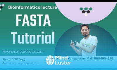 FASTA algorithm in bioinformatics Bioinformatics course