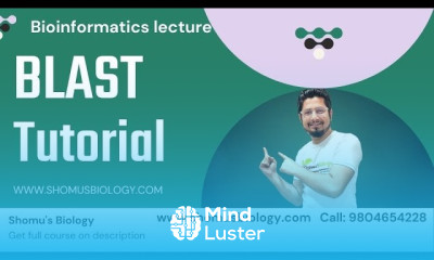 Bioinformatics blast tutorial Bioinformatics course lecture