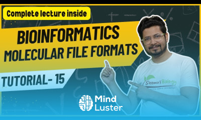 Molecular file format in bioinformatics Bioinformatics tutorial 16
