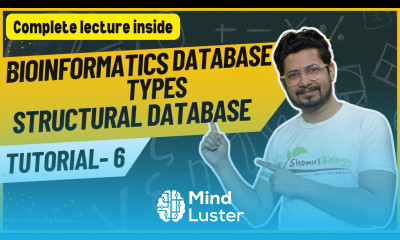 Bioinformatics databases types structural databases Bioinformatics tutorial 6