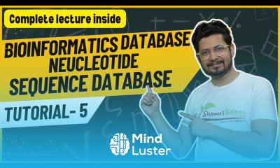 Nucleotide sequence database bioinformatics nucleotide database ncbi Bioinformatics tutorial 5