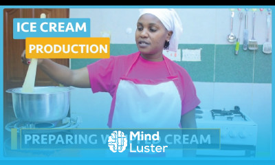 Ice Cream Production Lesson 5 Preparing The Whipped Cream